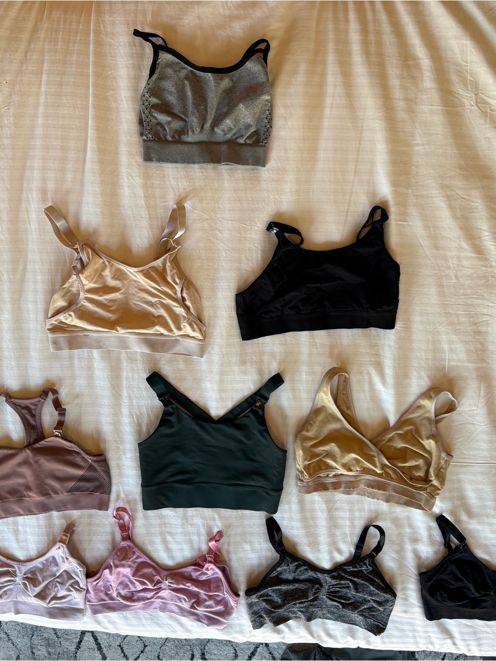Everyday Comfortable Women's Bralette - Black, Beige, Gray, Green, Pink Options